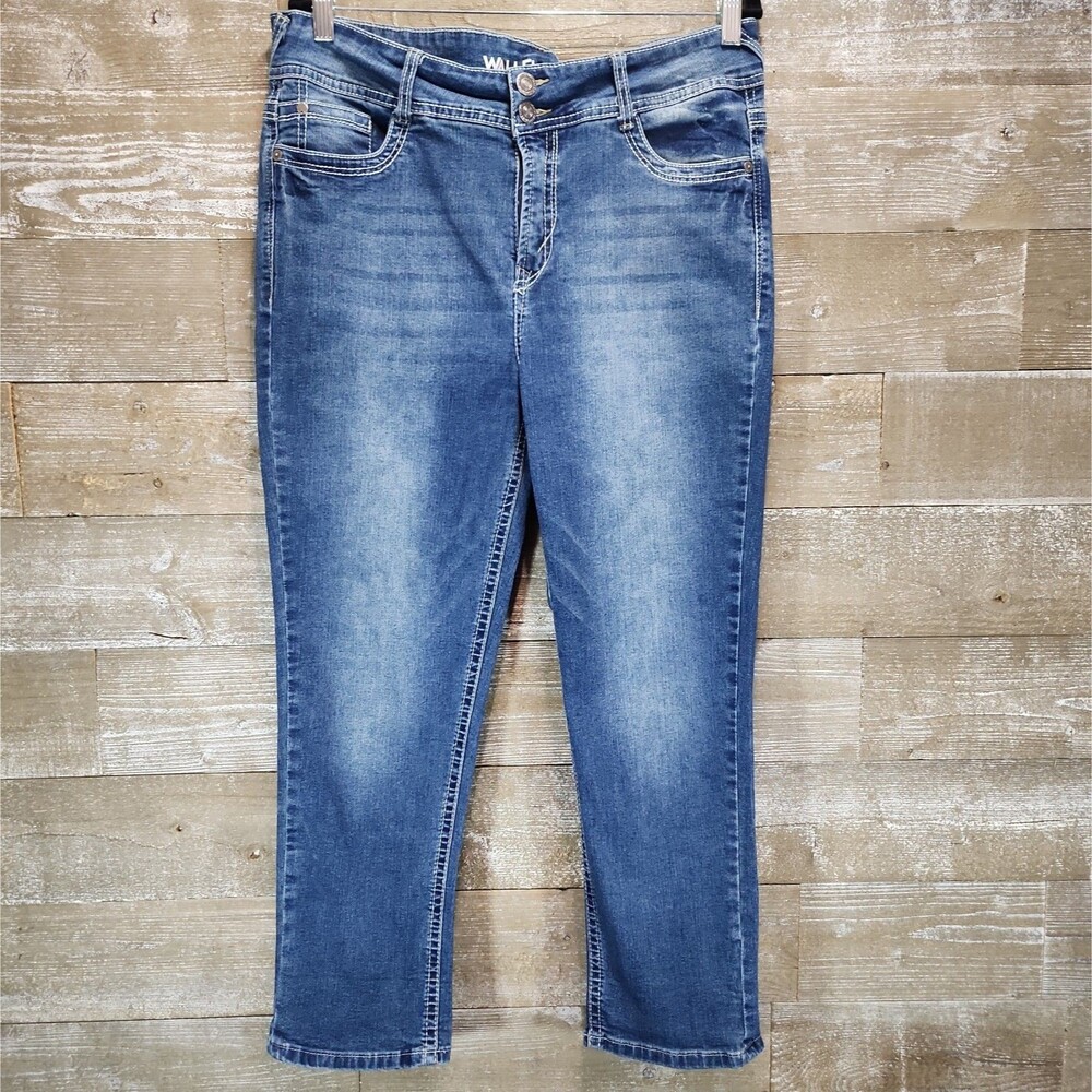 Women's WallFlower Luscious Curvy Fit Bootcut Jeans Blue 14 Plus